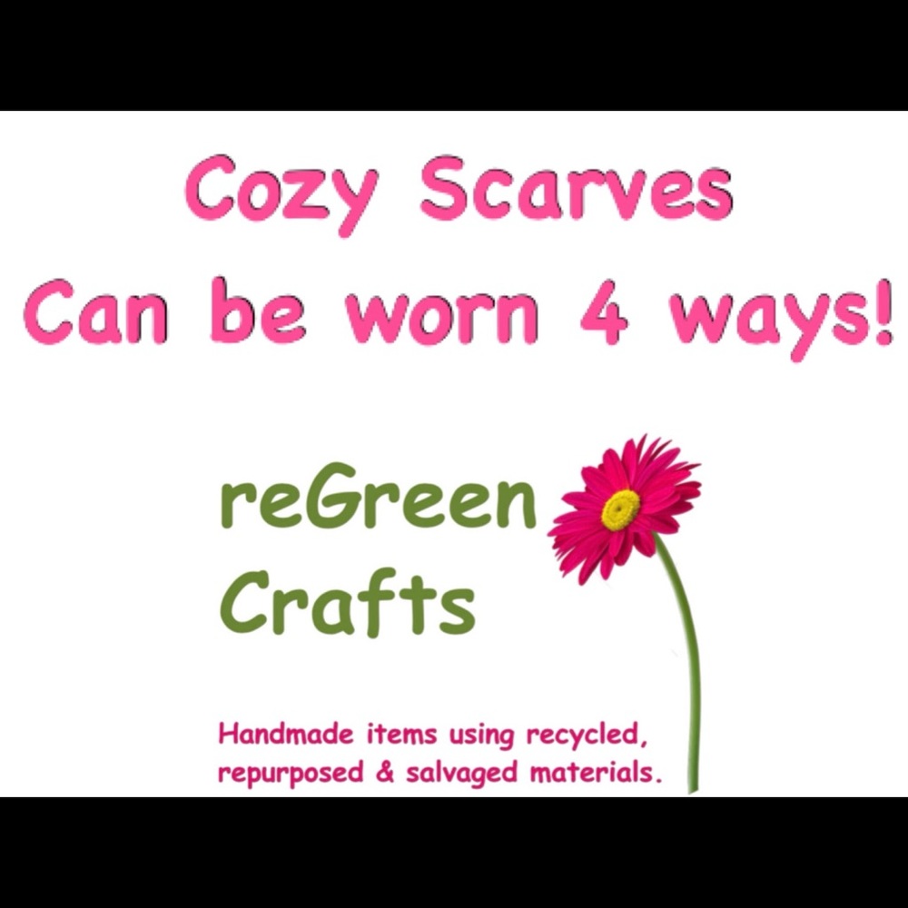 Reversible Handmade Scarf - Picture 7 of 8